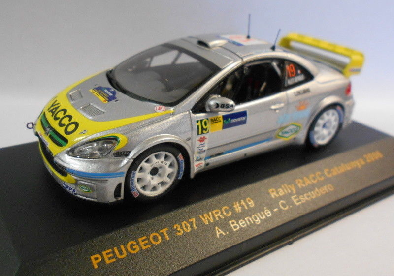 Ixo 1/43 Scale RAM239 PEUGEOT 307 WRC #19 RALLY RACC CATALUNYA 06