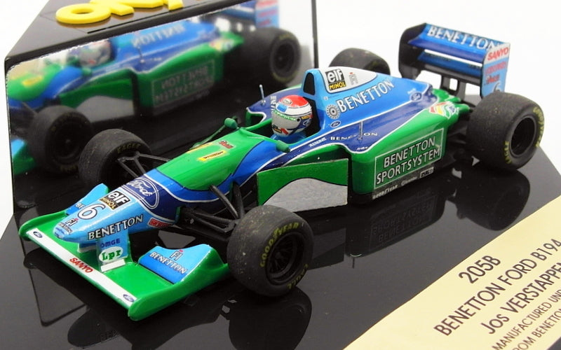 Onyx 1/43 Scale Model Car 205B - F1 Benetton Ford B194 - J.Verstappen