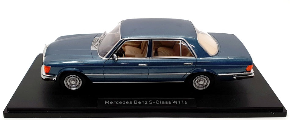 iScale 1/18 Scale 18084 - Mercedes Benz S-Class W116 - Metallic Blue