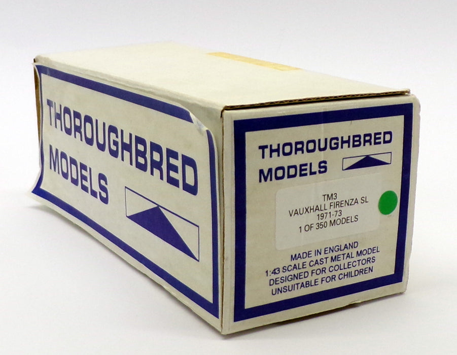 Thoroughbred Models 1/43 Scale TM3 - 1971-73 Vauxhall Firenza SL - Green