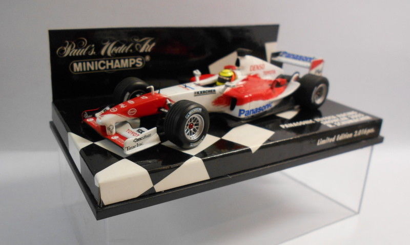 MINICHAMPS F1 1/43 Scale - 400 050087 PANASONIC TOYOTA 05 R.SHUMACHER