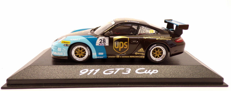 Minichamps 1/43 Scale WAP 020 122 18 - Porsche 911 GT3 Cup - #28 UPS