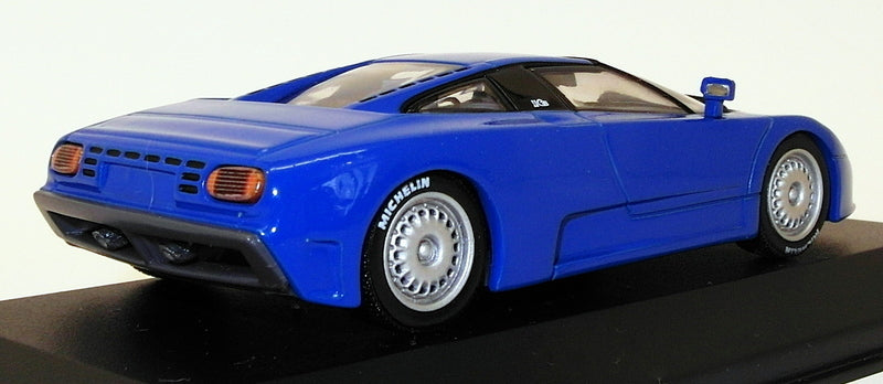 Minichamps 1/43 Scale Model Car 430 102110 - Bugatti EB 110 - Blue