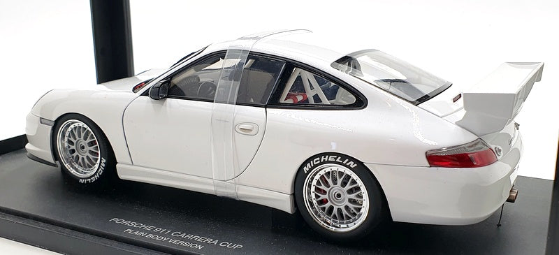 Autoart 1/18 Scale Diecast 80381 - Porsche 911 Carrera Cup Plain Body - White