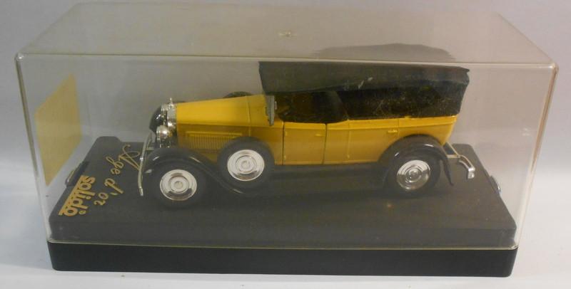 Solido 1/43 Scale Metal Model - SO90 FIAT 521 DECOUVRABLE 4157 YELLOW