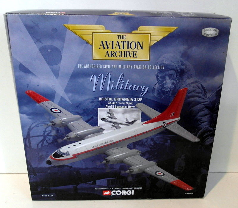 Corgi 1/144 AA31502 Bristol Britannia 312F XX-367 Team Spirit