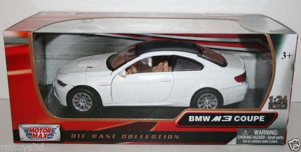 MOTORMAX 1/24 SCALE - 73347 - BMW M3 COUPE - WHITE