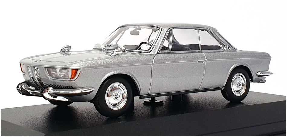Maxichamps 1/43 Scale 940 025081 - 1967 BMW 2000 CS - Silver