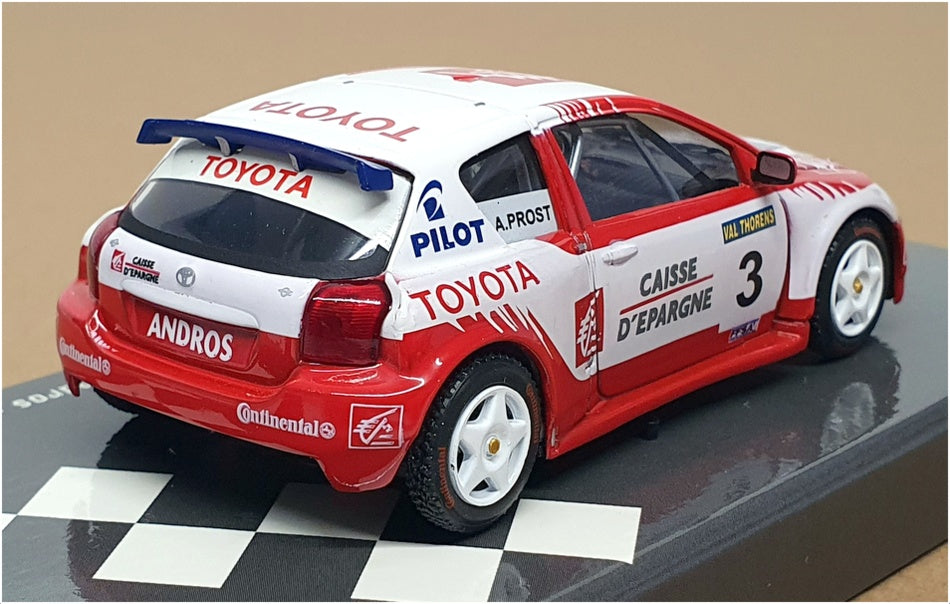 Solido 1/43 Scale 14501 Toyota Corolla Trophee Andros 2006 #3 Prost - Red/White