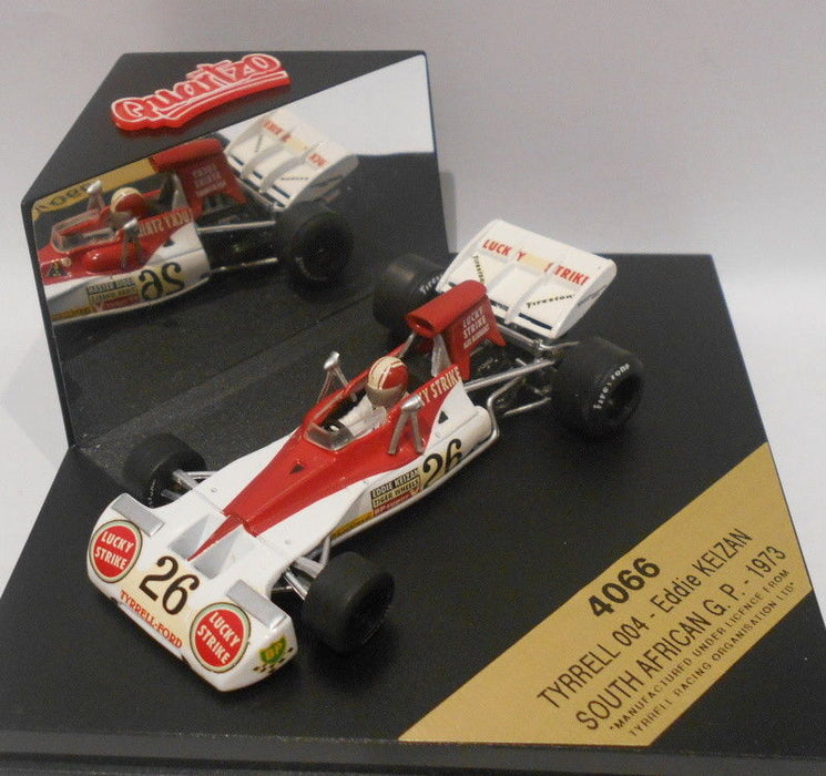 Quartzo 1/43 Scale - 4066. TYRRELL EDDIE KEIZAN SOUTH AFRICAN GP 1973