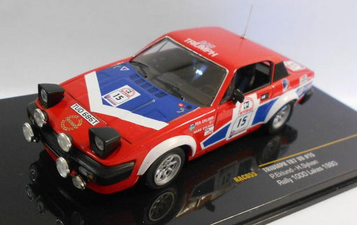 Ixo 1/43 Scale - RAC055 TRIUMPH TR7 V8 #15 RALLY 1000 LAKES 1980