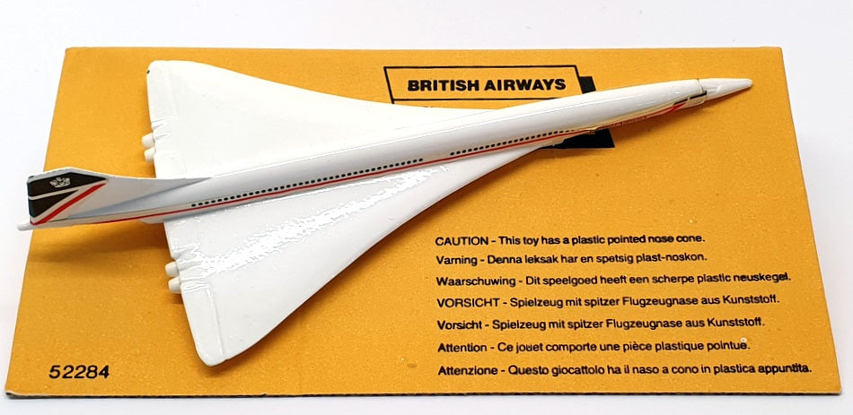 Corgi Appx 16cm Long Diecast C650/1 - Concorde British Airways - White