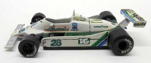 Unbranded 1/43 Scale White metal 15NOV2017H Williams Ford Clay Regazonni #28