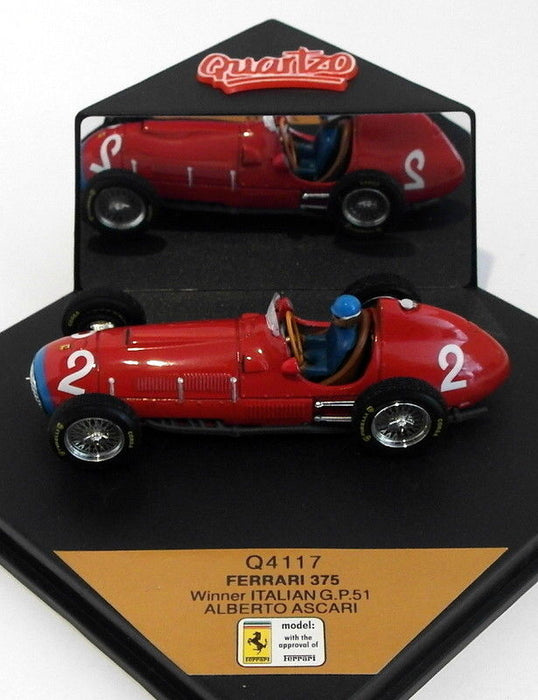 Quartzo 1/43 Scale Q4117 - Ferrari 375 F1 - 1st Italian GP 1951 #2 A.Ascari