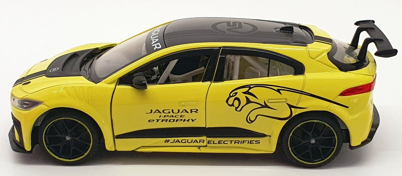 Tayumo 1/36 Scale Pull Back & Go 36100023 - Jaguar I-Pace e Trophy - Yellow