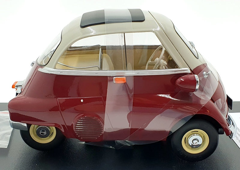 KK Scale 1/12 Scale KKDC120045 - BMW 250 Isetta 1959 - Dark Red/White