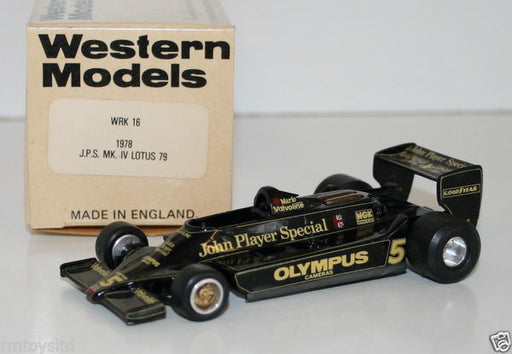 WESTERN MODELS 1/43 WRK16 - 1978 LOTUS 79 MKIV MK4 - FULL LIVERY MARIO ANDRETTI