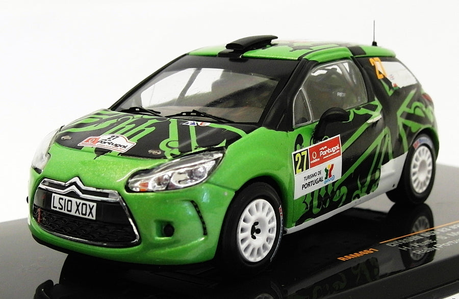 Ixo 1/43 Scale RAM461 - Citroen DS3 R3 - #27 Portugal IRC 2011