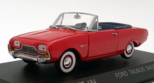 Detail Cars 1/43 Scale ART184 - 1960 Ford Taunus Badew Cabriolet - Red
