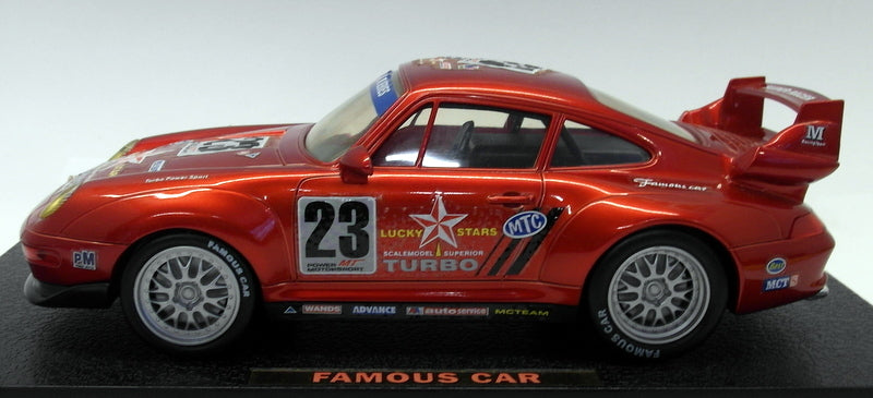 MCT 1/18 Scale Plastic - MCT01 Porsche 911 GT2 #23 Red Race Car