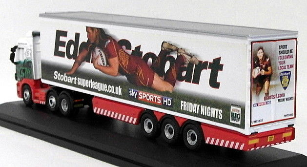 Oxford Diecast 1/76 Scale SHL01FR Scania Stobart Superleague Huddersfield Giants