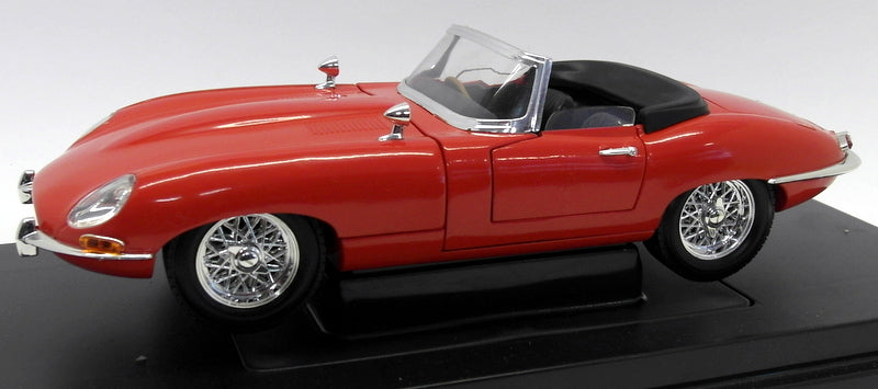 ERTL 1/18 Scale Diecast - 33715B 1967 Jaguar E-Type Roadster Red