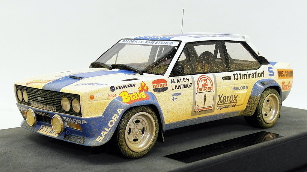 Top Marques 1/18 Scale TOP043ED - Fiat 131 Abarth 1st 1000 Lakes 1980