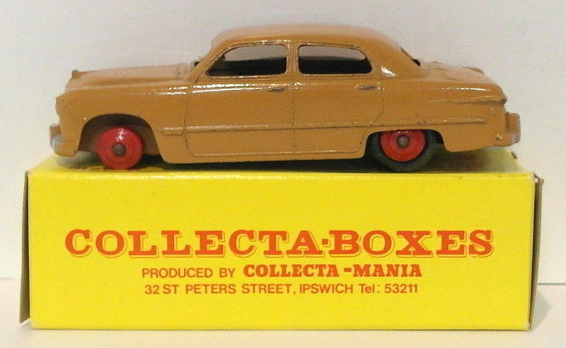 Vintage Dinky 139A - Ford Forder Sedan - Brown - In Collectabox