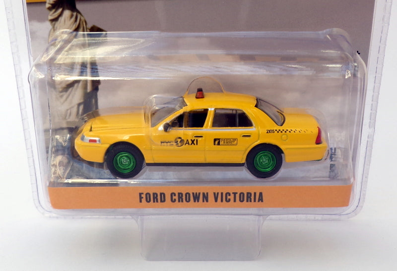 Greenlight 1/64 Scale 29773 - Ford Crown Victoria NYC Taxi Green Wheels - Yellow