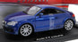 Motormax 1/18 Scale diecast 73177 Audi TT Coupe Dark Blue
