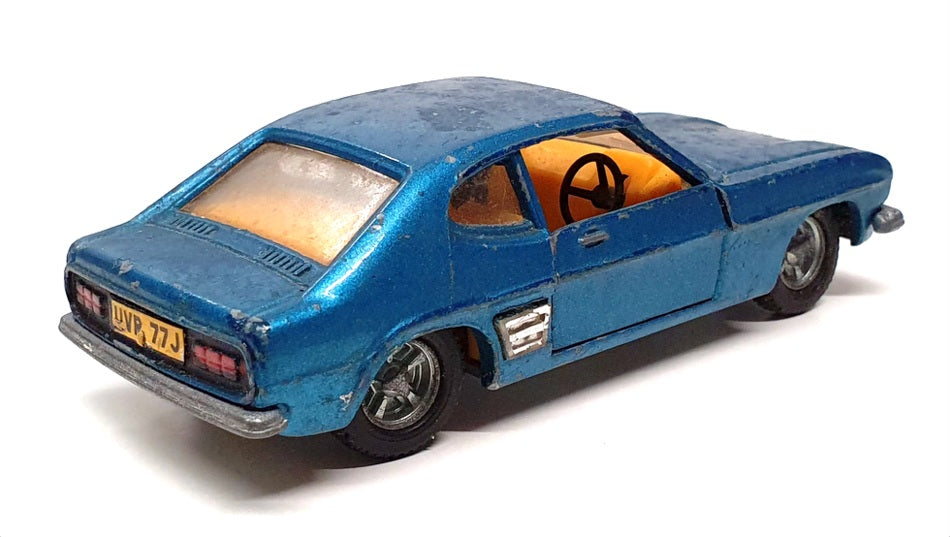 Dinky Toys 10cm Long Original Diecast 165 - Ford Capri - Met Blue