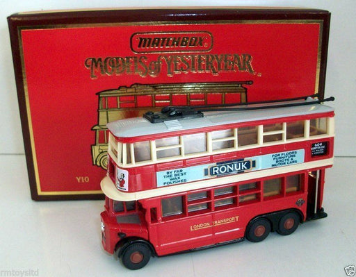 MATCHBOX - Y10 1931 AEC TROLLEYBUS 'DIDDLER'