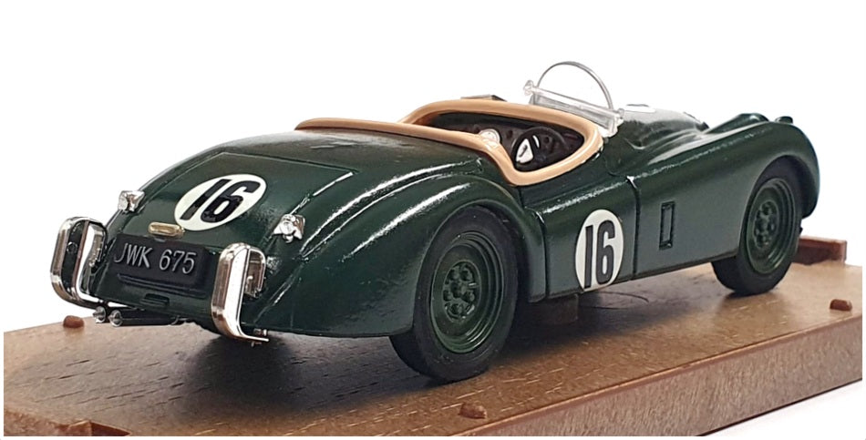 Brumm 1/43 Scale R104 - 1948 Jaguar 3.5L Race Car #16 - Green