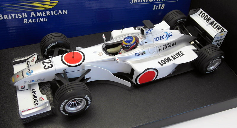 Minichamps 1/18 Scale Diecast  - 180000073 BAR F1 R. Zonta
