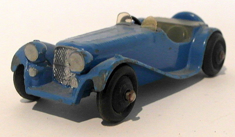 Vintage Dinky 38F - Jaguar Sports Car - Pale Blue