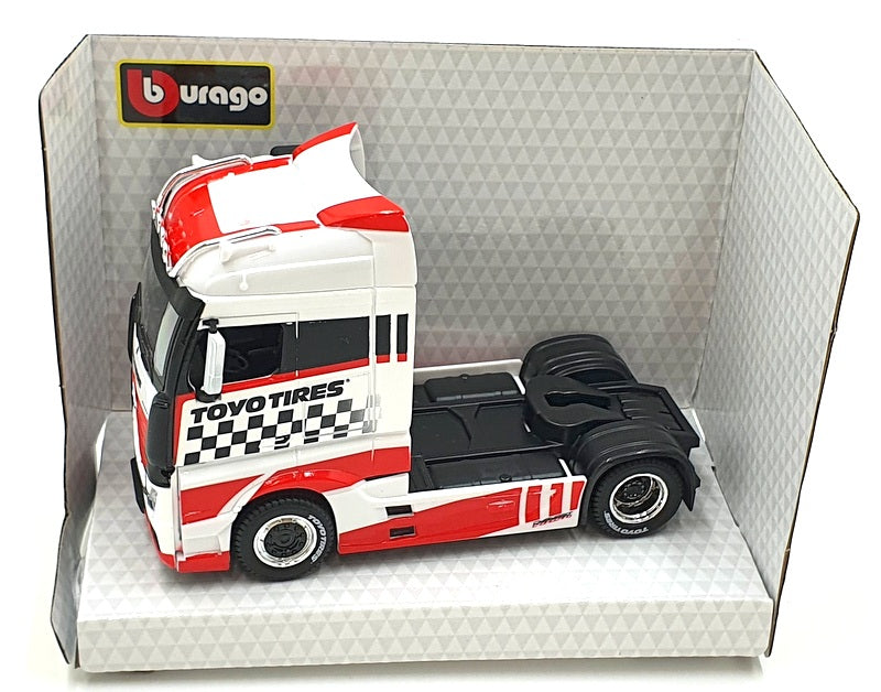 Burago 1/43 Scale #18 32201 - Mercedes Actros Hauler - Toyo Tires