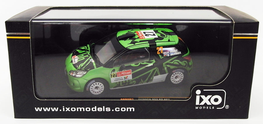 Ixo 1/43 Scale RAM461 - Citroen DS3 R3 - #27 Portugal IRC 2011