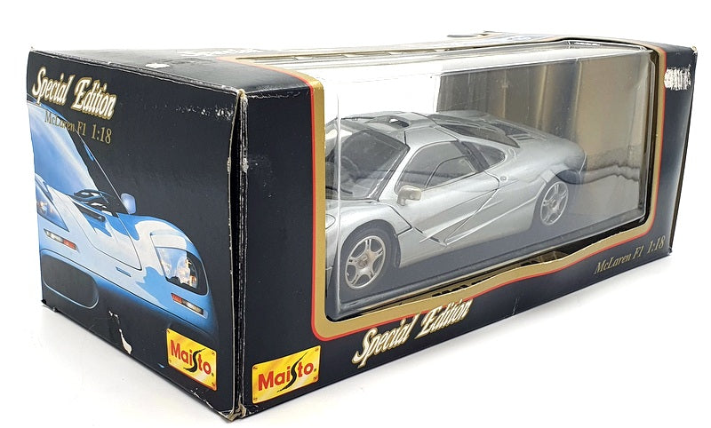 Maisto 1/18 Scale Model Car 31810 - 1993 McLaren F1 - Silver