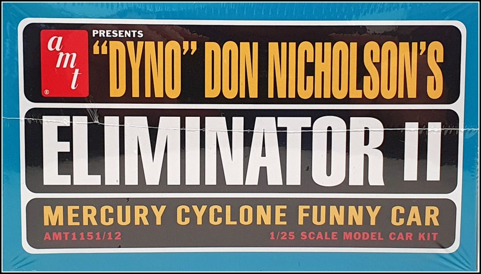 AMT 1/25 Scale Kit AMT1151/12 - 1967 Mercury Cyclone Eliminator II Don Nicholson