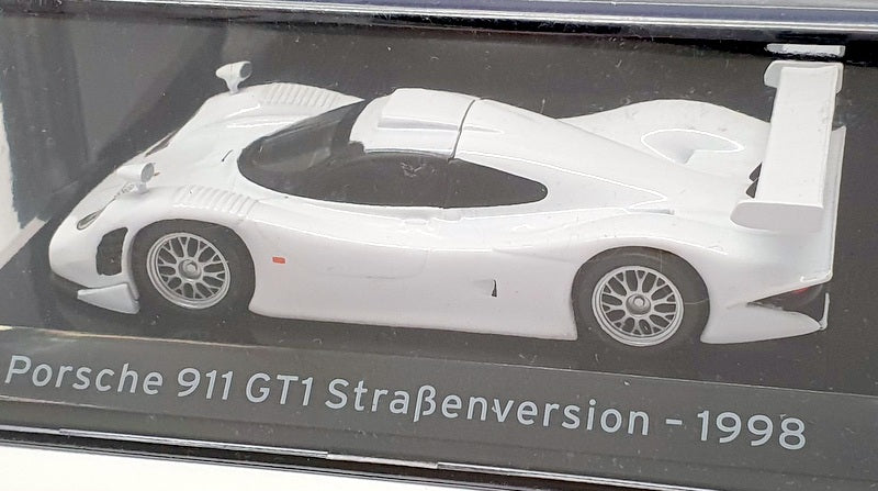 Altaya 1/43 Scale Model Car 1901IR11 - 1998 Porsche 911 GT1 - White