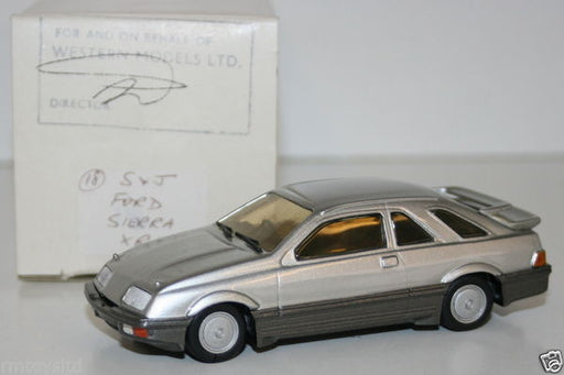 WESTERN MODELS MIKE STEPHENS 1st PROTOTYPE MODEL - S&J - FORD SIERRA XR4i SILVER
