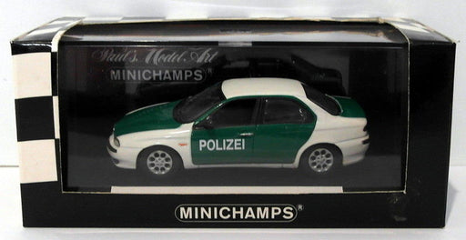 Minichamps 1/43 Scale Diecast 433 120790 - 1997 Alfa Romeo 156 - Polizei