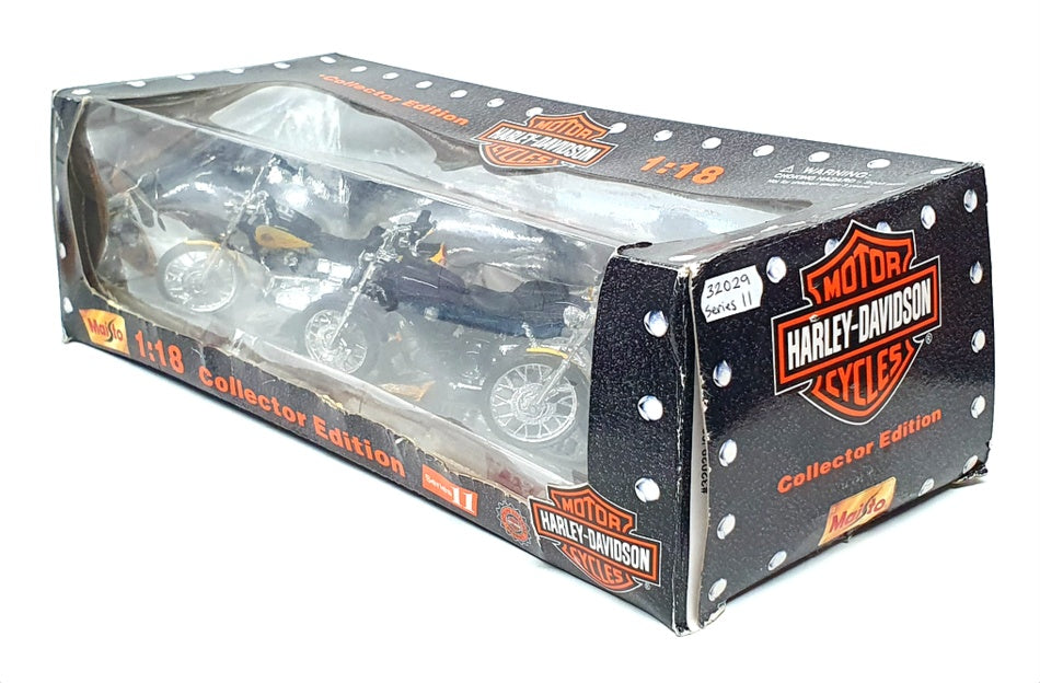 Maisto 1/18 Scale 32029 - Series 11 Harley Davidson 3 Piece Motorbike Set