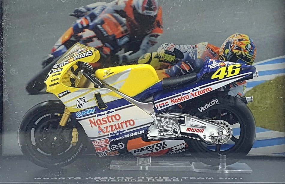 Ixo 1/24 Scale 30323 - NASRTO Azzuro Honda Team 2001 #46 V.Rossi