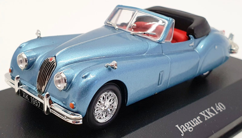 Atlas Editions 1/43 Scale 4 641 103 - Jaguar XK140 - Blue
