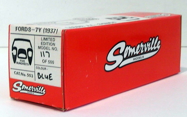 Somerville Models 1/43 Scale 503 - 1937 Ford 8 -7Y - Blue