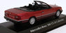Maxichamps 1/43 Scale 940 037030 - 1991 Mercedes Benz 300 CE-24 Cabrio - Met Red