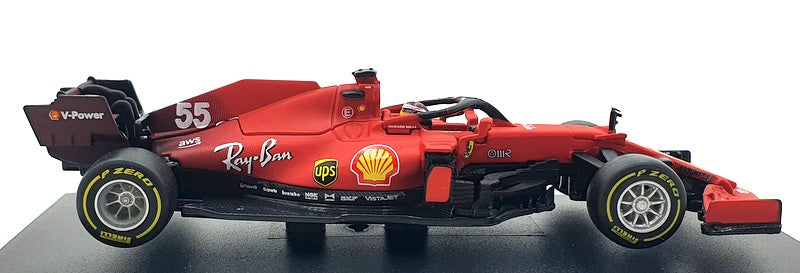 Burago 1/43 Scale 18-36828 - F1 Ferrari SF21 - #55 C.Sainz