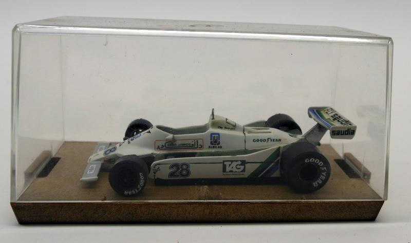 Unbranded 1/43 Scale White metal 15NOV2017H Williams Ford Clay Regazonni #28