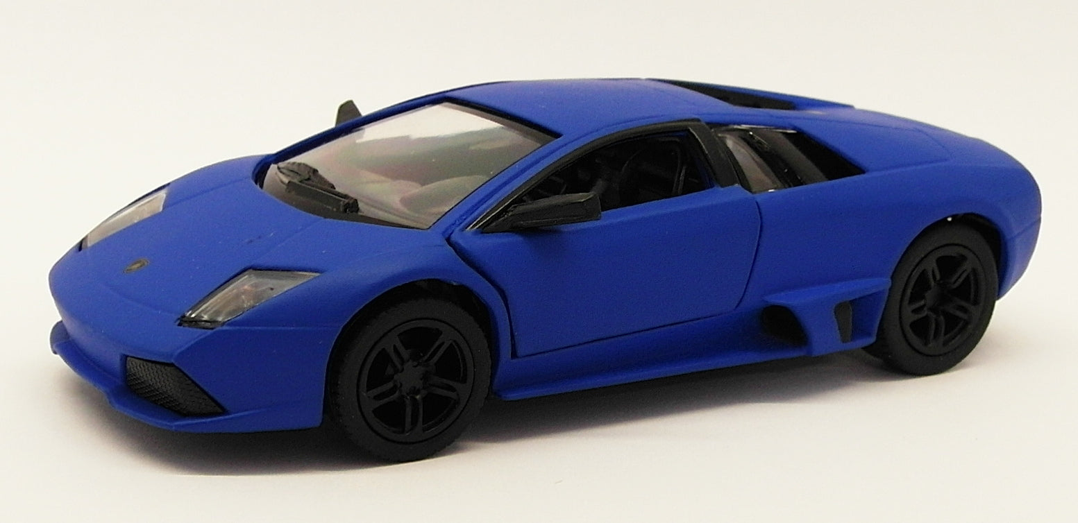 Lamborghini Murcielago LP640 Blue - Kinsmart Pull Back & Go Metal Model Car